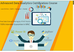 Job Guarantee Data Analyst Course in Delhi,110024. Certification for Online Data Analyst