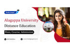 Alagappa University Distance Education Admission