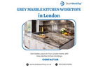 Grey Marble Kitchen Worktops in London | +44 020 83685555 | DialAWorkTop